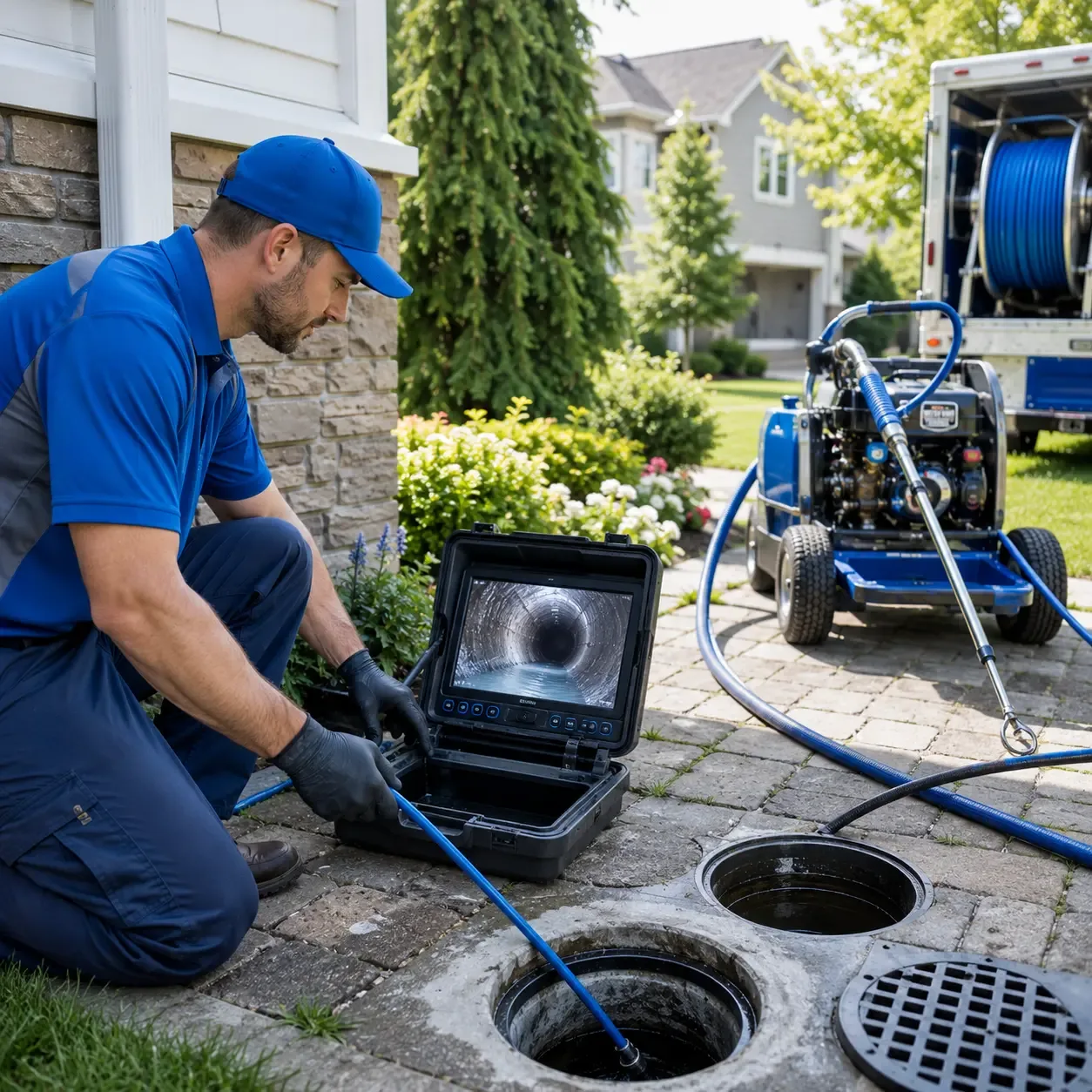 Outdoor drain cleaning professionals serving Rural Valley, PA